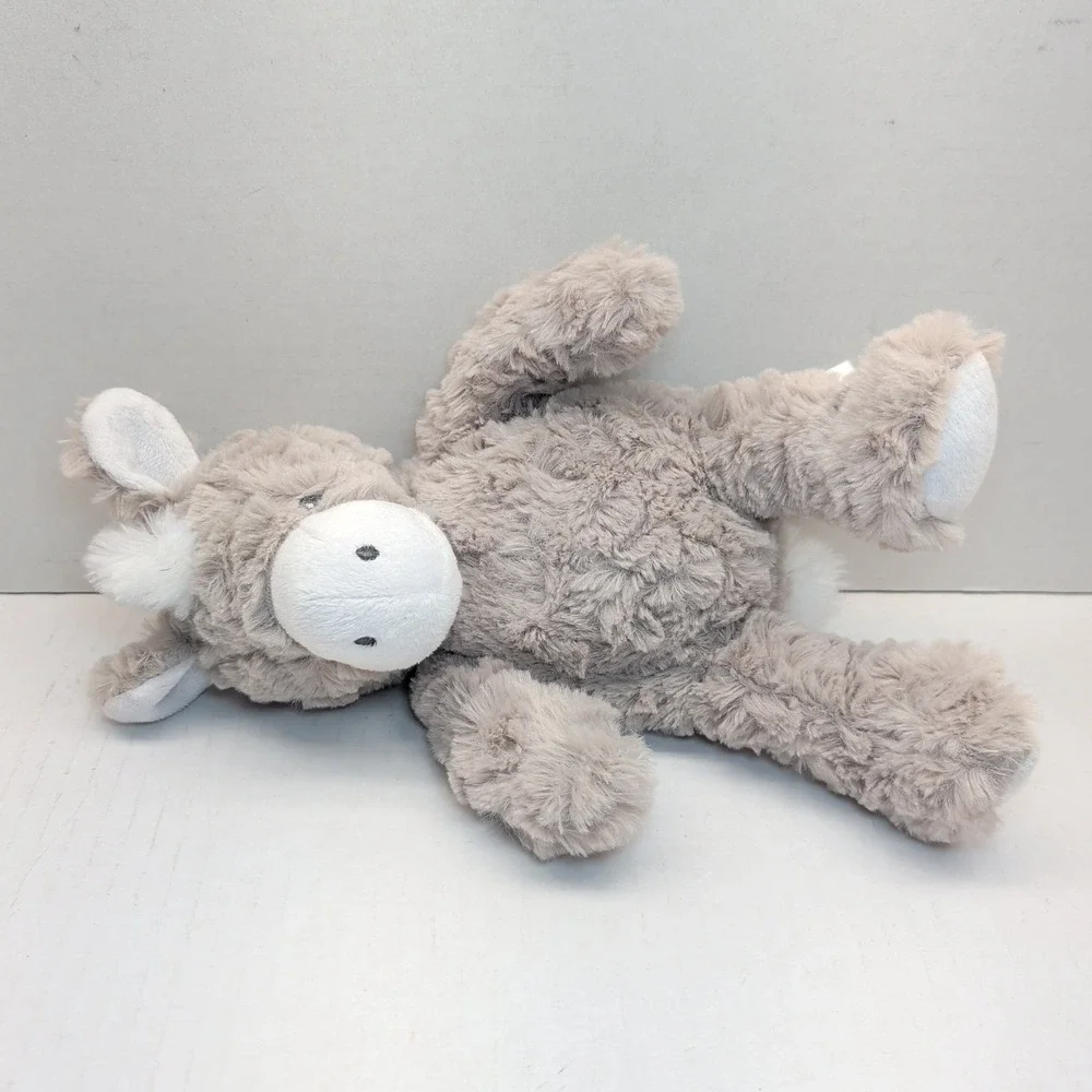 Carters Grey Donkey Plush Stuffed Animal White Mane Tail 67796 2019 11 Inch
